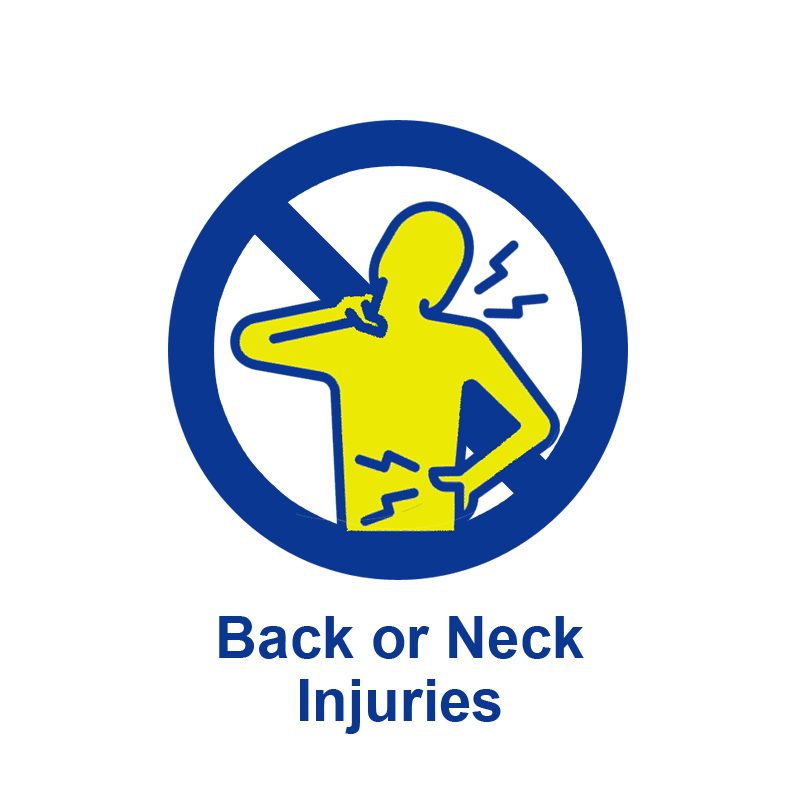 Ride Back and Neck injury Safety Restriction